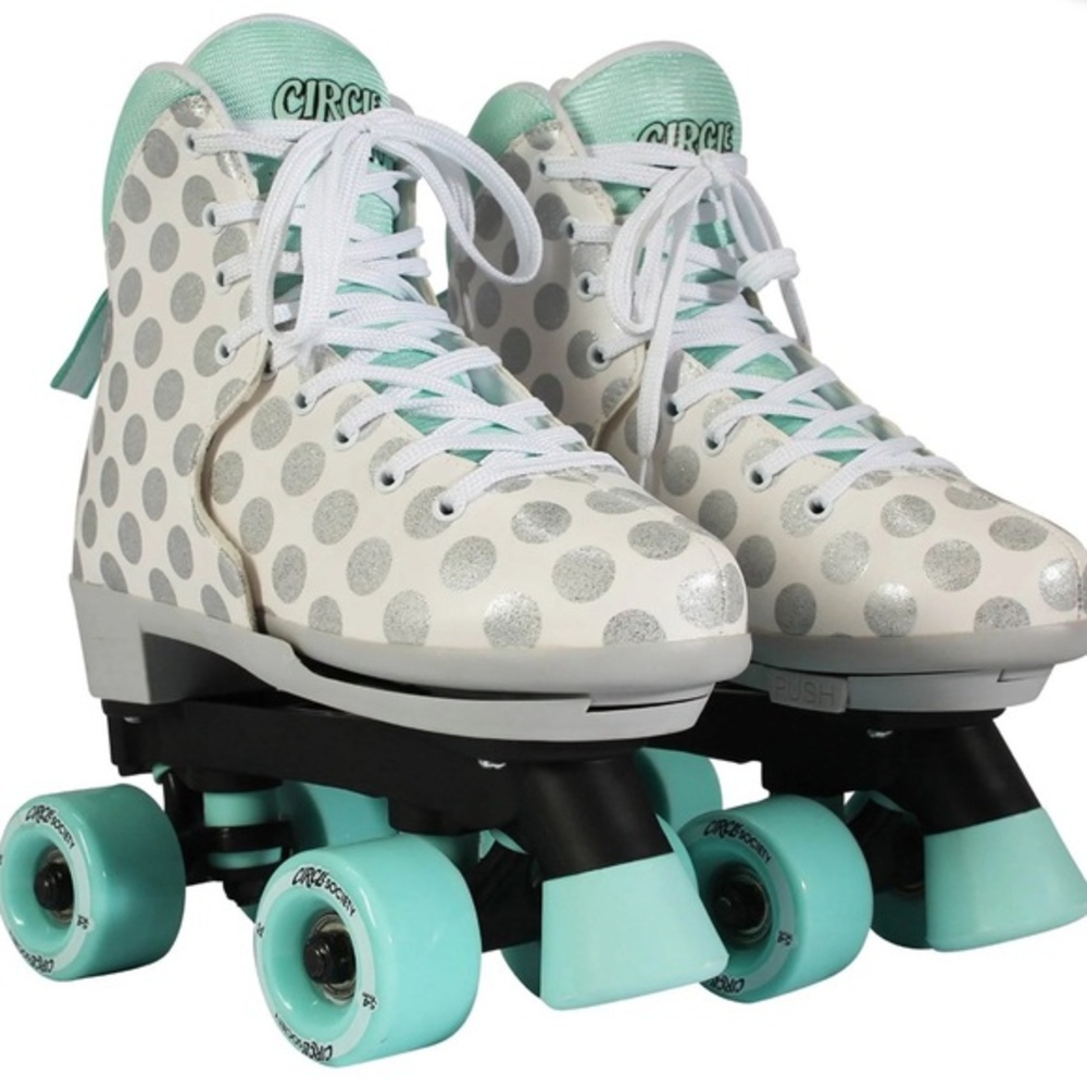CIRCLE SOCIETY Craze sugar drops Adjustable to fit growing feet Roller Skates
